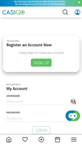 casigo casino mobile login